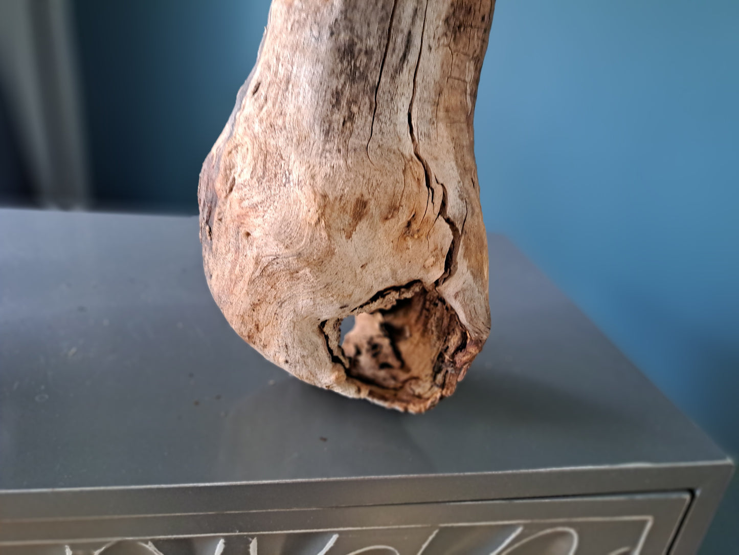 Wooden Burl Planter